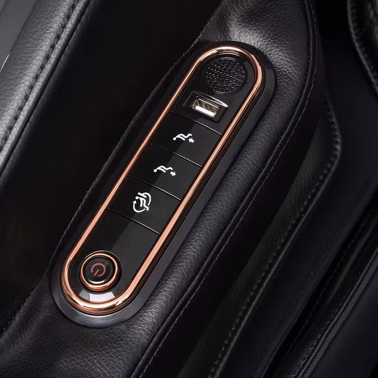 Silla portátil del masaje de la silla del masaje de los rodillos calientes de la vibración del OEM 5D