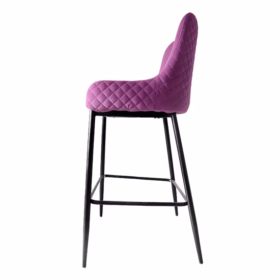 Taburete de bar ABS+ chapado en metal altura ajustable cómodo y desgaste